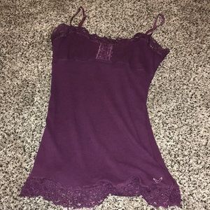 American eagle outfitters laced tank top